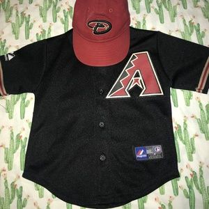 Arizona Diamondbacks toddler jersey and hat